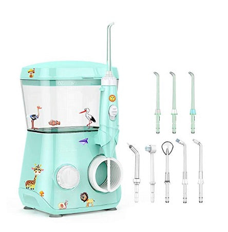 Dental Water Flosser With 8 Nozzle Jets And 10 Pressure Levels
