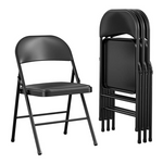 Pack of 4 Cosco Vinyl Folding Chairs