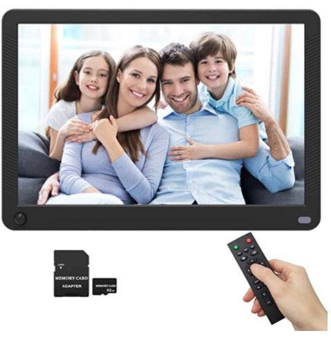 Targeted: Digital 10.1″ Picture Frame With 32GB SD Card
