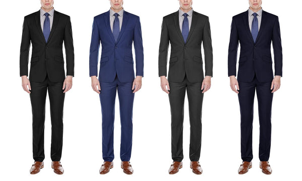 Fino Uomo Traje ajustado para hombre (2 piezas)