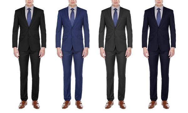 Fino Uomo Men's Slim Fit Suit (2-Piece)