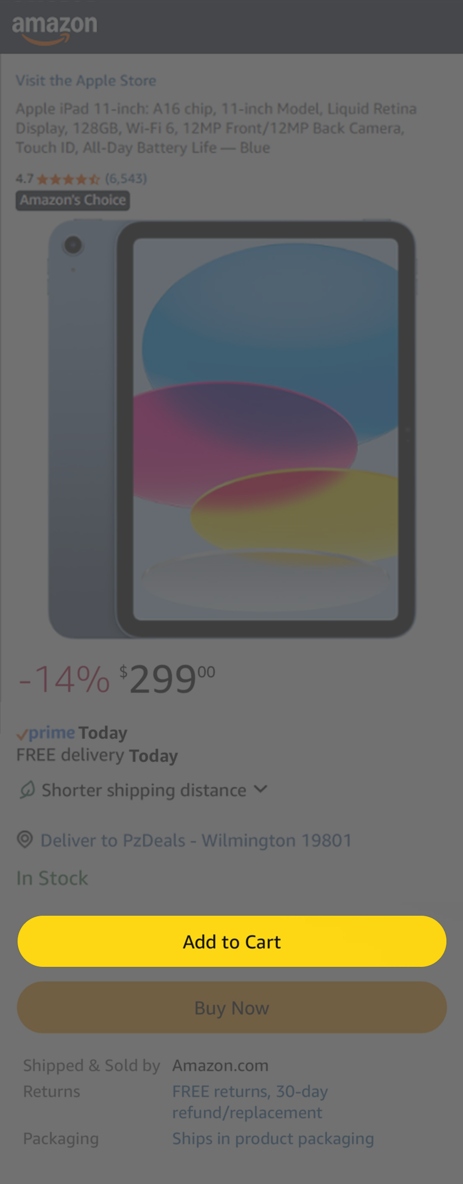 Blurred App Screenshot