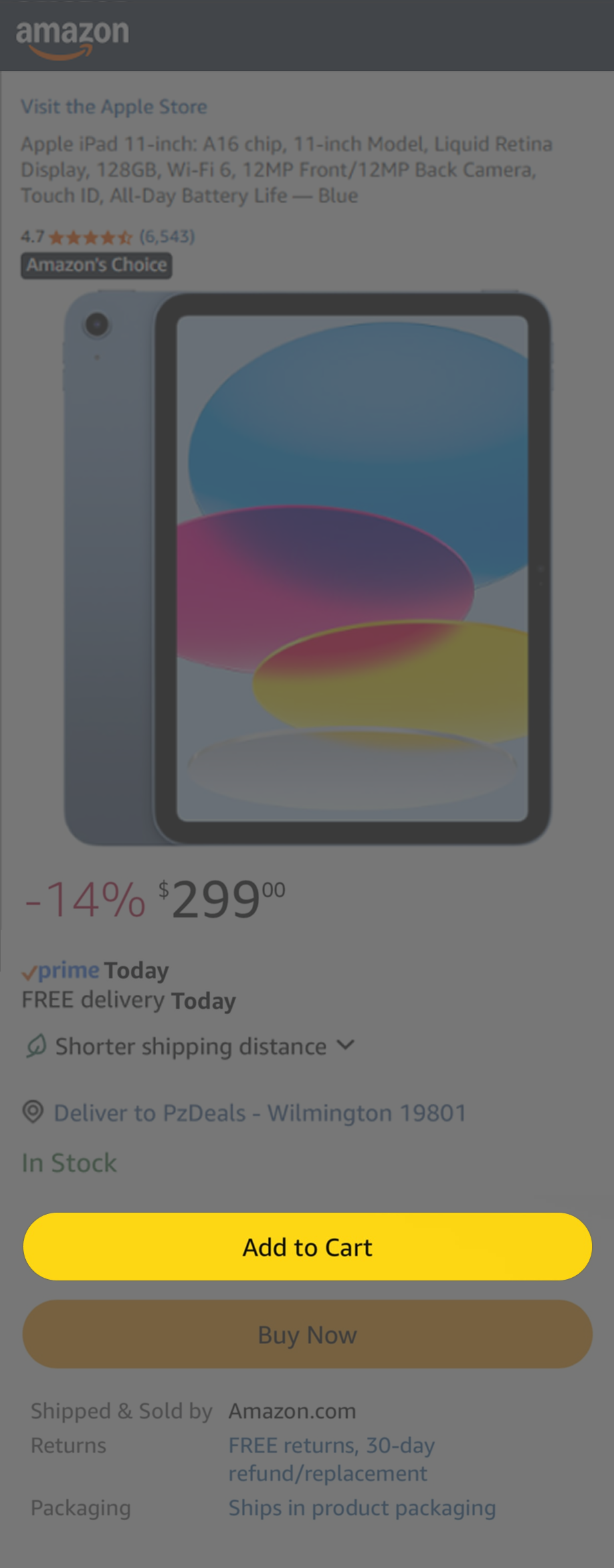 Blurred App Screenshot